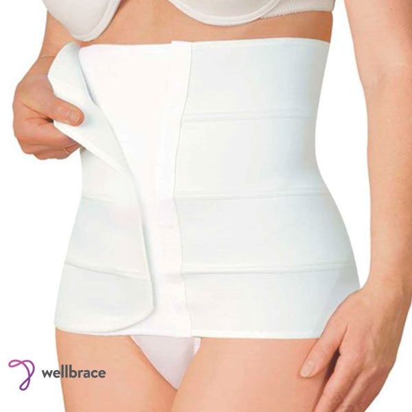 Faja abdominal elástica tensión media