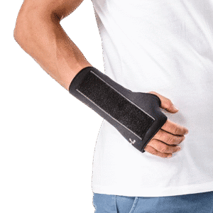 Muñequera de neopreno inmovilizadora de palma